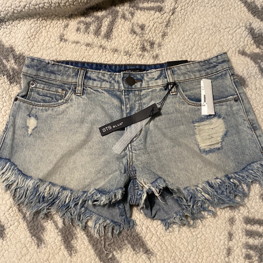 nwt STs blue shorts size 29